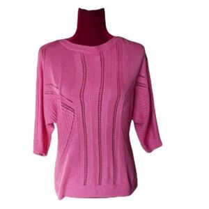 New York and Company Pink Sweater Size Medium